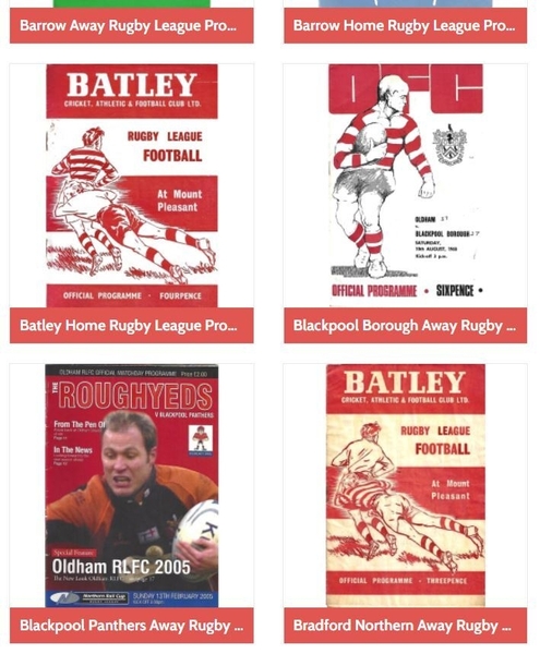 Programmes, race cards, books, tickets - Bob's Sporting Memorabilia has it all.