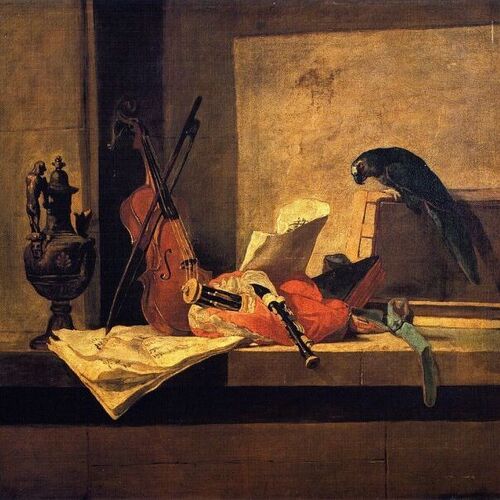 Musical Instruments and Parrot