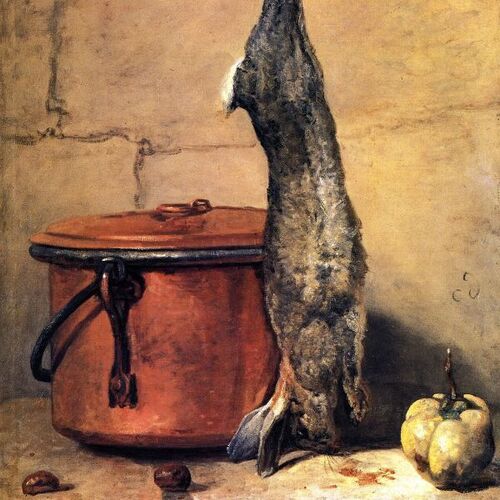 Rabbit and Copper Pot