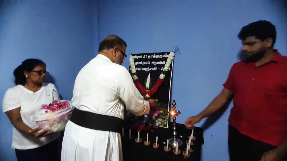 மன்னாரில் உயிர்த்த ஞாயிறு தாக்குதலின் மூன்றாண்டு நினைவேந்தல்