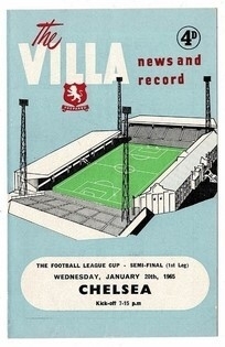 League Cup Semi-Finals - Aston Villa v Chelsea 1964/65