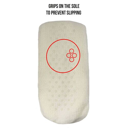 Bramble Ladies Non Slip Cosy Popcorn Slipper Socks