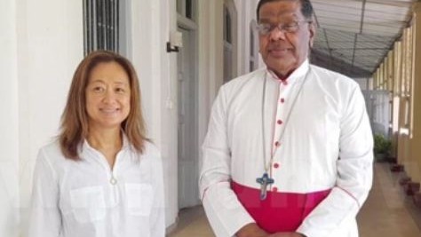 அமெரிக்கத் தூதுவர்  - யாழ். மறைமாவட்ட ஆயர் சந்திப்பு