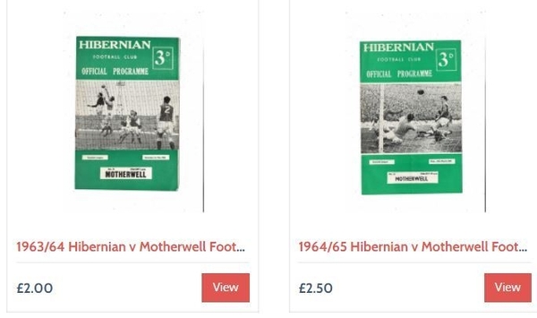 Scottish Football Programmes at Bob's Football Programmes