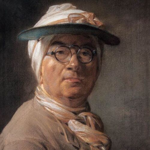Self-Portrait with an Eyeshade
