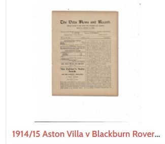 Pre-war and 1940's football programmes