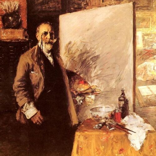 Self-Portrait in the Studio
