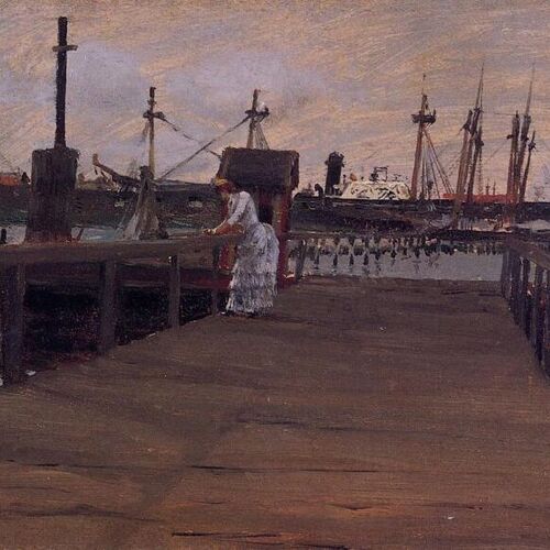 Woman on a Dock
