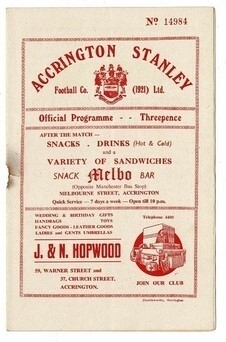 Accrington Stanley v Fulham - Friendly Football Programmes at Bob's