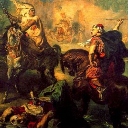 Arab Chiefs Challenging Each Other to Single Combat