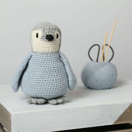 Wool Couture Poppy Penguin Crochet Kit