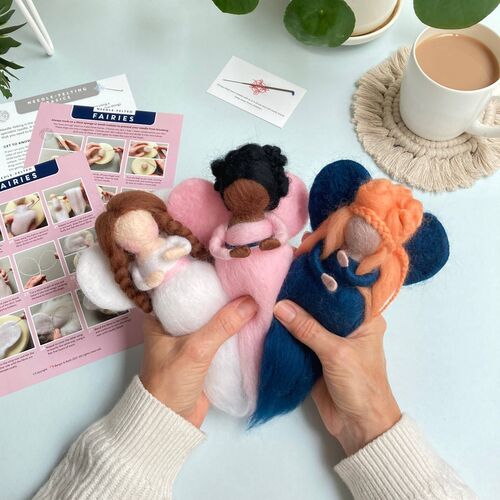 Bergin & Bath Needle Felting Kit - Fairies