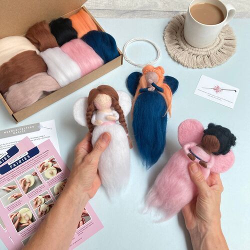 Bergin & Bath Needle Felting Kit - Fairies