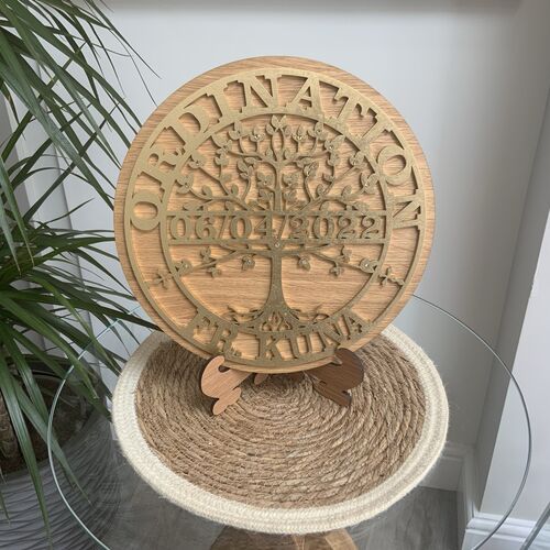 Personalised Tree of Life Anniversary Plaque – Custom Names & Date
