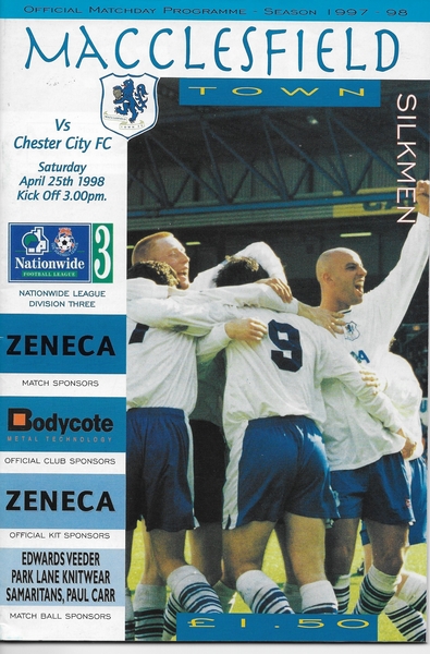 Macclesfield Town - Football Programmes