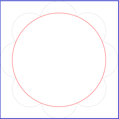 8 Petal (Widest Point)
