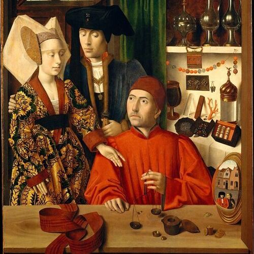 Saint Eligius in His Workshop