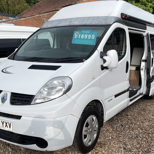 2010 (60)reg Renault Trafic 2.0 DCi 115 Hi Top Camper Van 4 Berth Sat Nav 6 Spd