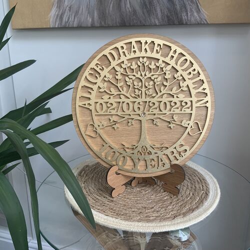 Customised Tree Of Life Birthday Gift | Custom Birthday Present | Tree Of Life Monogram