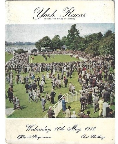 A day at the races - 60 years ago - York 1962 race card