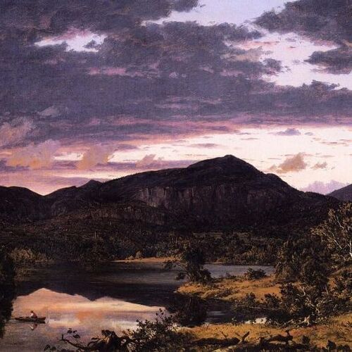 Lake Scene in Mount Desert