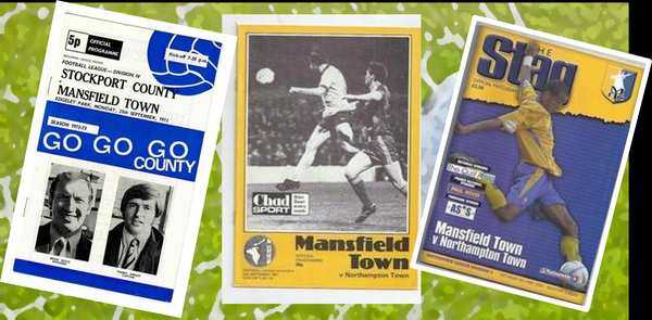 Mansfield Town v Northampton Town - football programmes