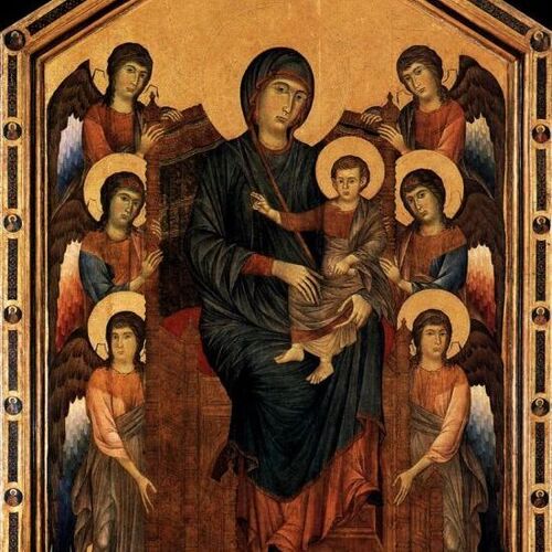 Virgin Enthroned with Angels