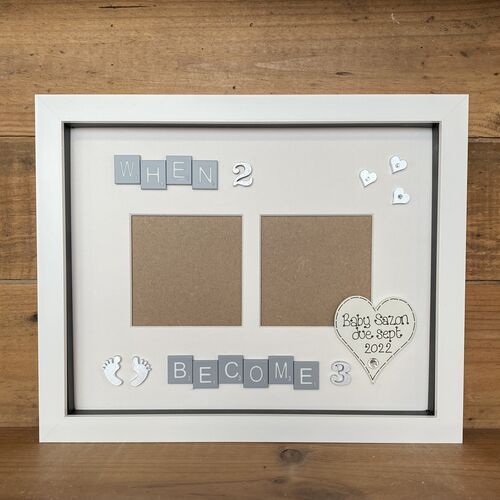“When 2 become 3“ Photo frame
