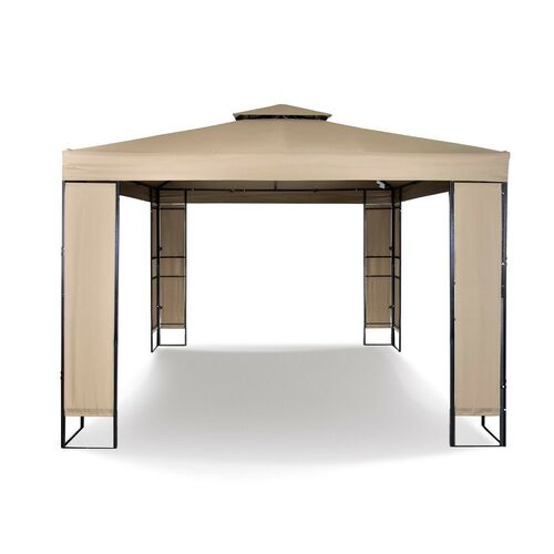 MAXIMUS® Garden Heavy Duty Gazebo 3m x 3m GAZEBO Pavilion Shelter Marquee Patio (GREY)