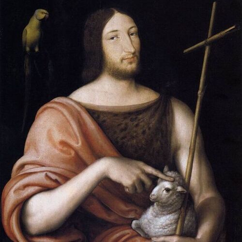 Portrait of François I as St John the Baptist