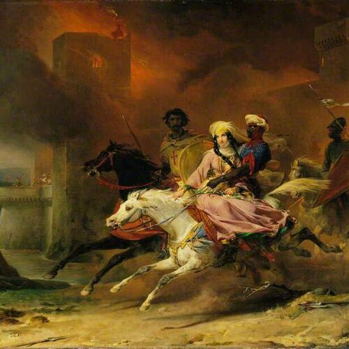 Rebecca and Sir Brian de Bois-Guilbert