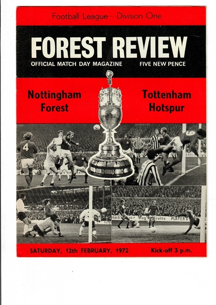 Nottingham Forest Football Programmes