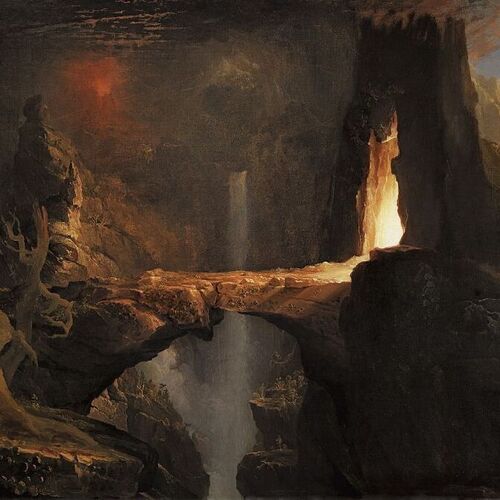 Expulsion, Moon and Firelight