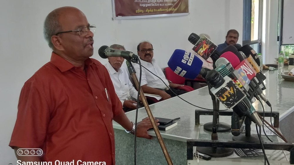 புளொட்டை இணைத்தது பெரும் தவறு. நடேசன் ஞாபகர்த்த நிகழ்வில் இரா. துரைரெத்தினம்