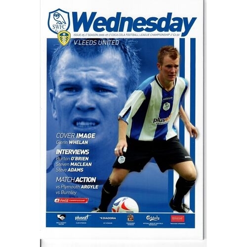 Leeds United - home and away football programmes