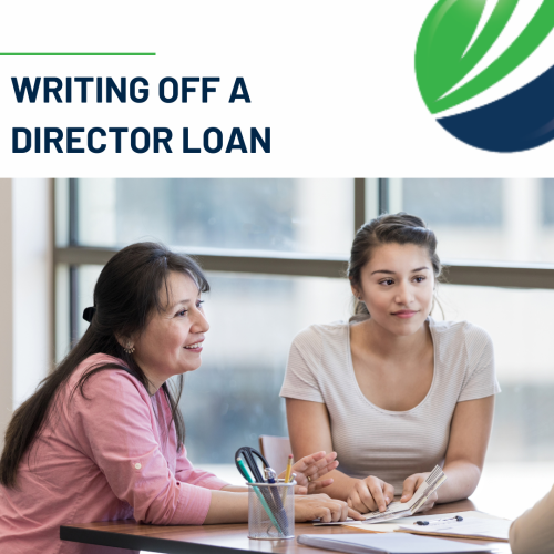 Writing off a director loan