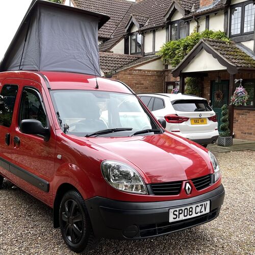 2008 (08)reg Renault Kangoo 1.5DCi Micro Camper Van 2 Berth 52148 Miles Urban Campers