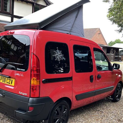 2008 (08)reg Renault Kangoo 1.5DCi Micro Camper Van 2 Berth 52148 Miles Urban Campers