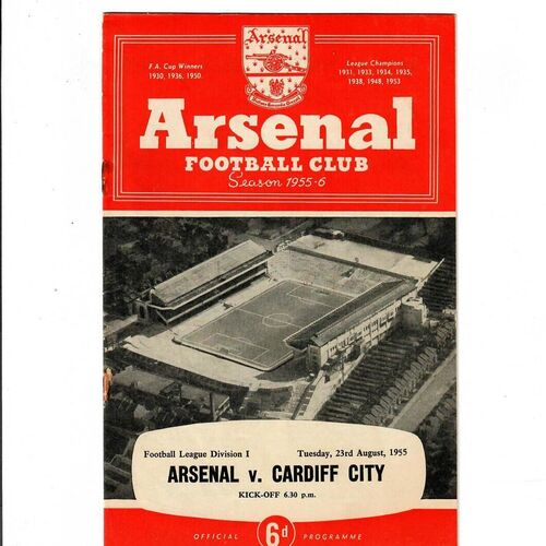 Cardiff City Away Football Programmes
