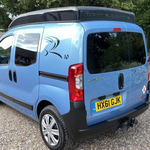 2011(61)reg Romahome R10 Solo 1 Berth Camper Van Citroen Nemo HDi 1248cc