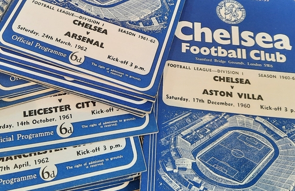 1960s Chelsea football programmes