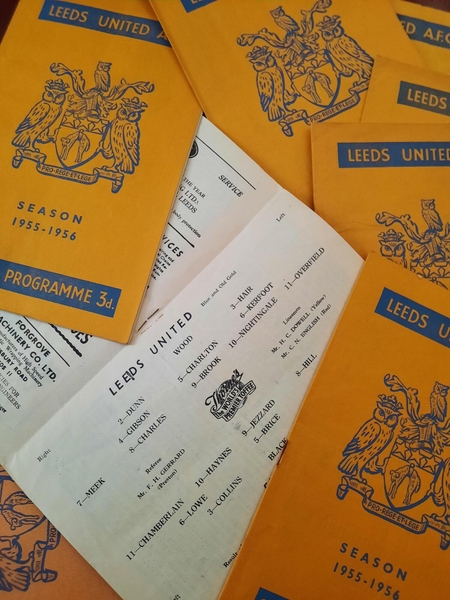 Leeds United football programmes 1950s listing now
