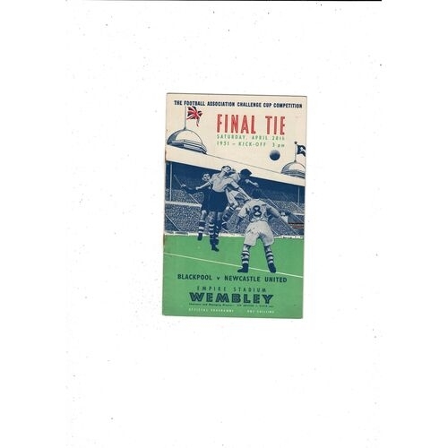 FA Cup final football programmes