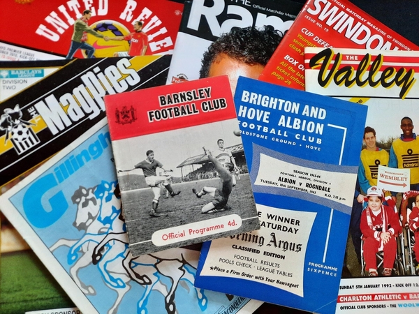 Programmes from all decades at Bob's Football Programmes