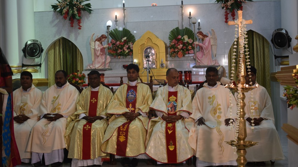 தலைமன்னார் பங்கைச் சேர்ந்த குருவானவானவரின் முதல் திருப்பலி