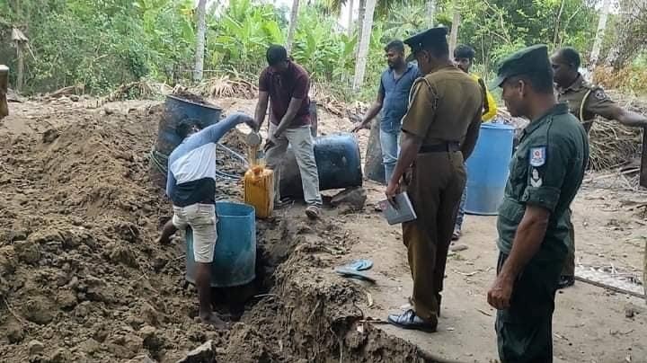 போர் காலத்தில் புதைக்கப்பட்ட மண்ணெண்ணெய் பரல்களில் மீட்பு