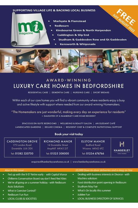 Latest Issues | MiMagazine | Trade and Services Magazine Luton | Community Quality Magazine Harpenden | Leaflets door-to-door Redbourn