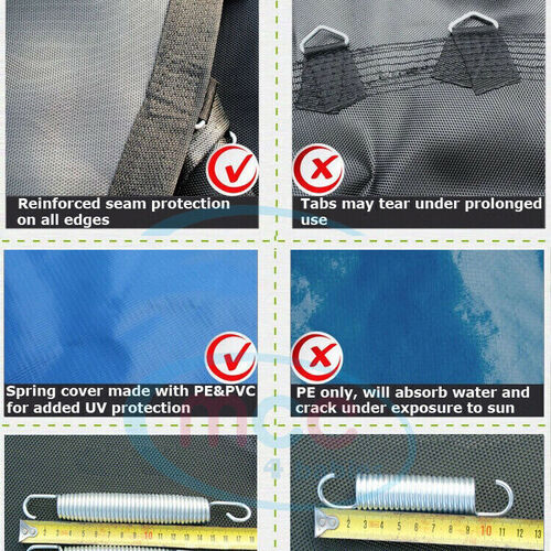 Trampoline 14FT with Enclosure Spring Cover & Ladder