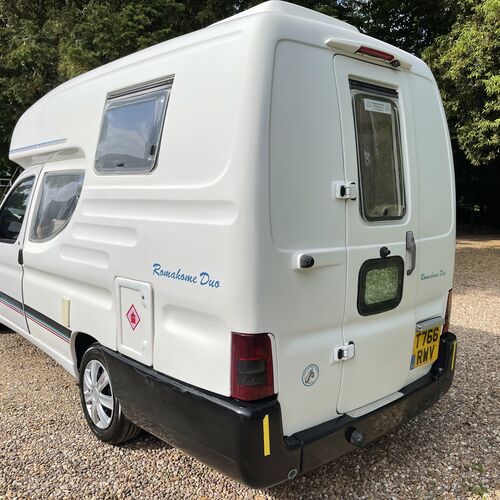 1999 Romahome Duo Camper Van Motorhome Citroen Berlingo 1.9D 77059 Miles