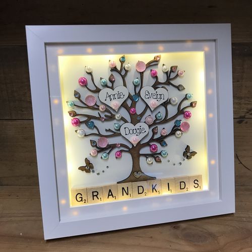 “Children and Grandchildren“ family tree frame